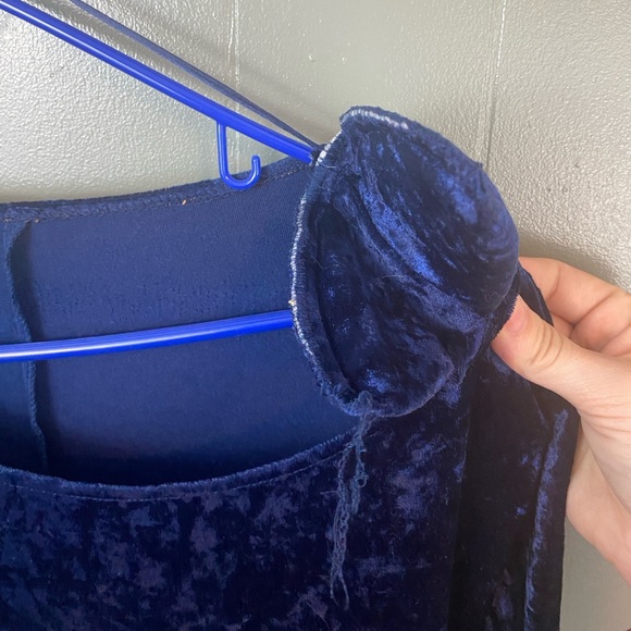 Vintage - All That Jazz - Blue Velvet Dress - NWT - Picture 7 of 7